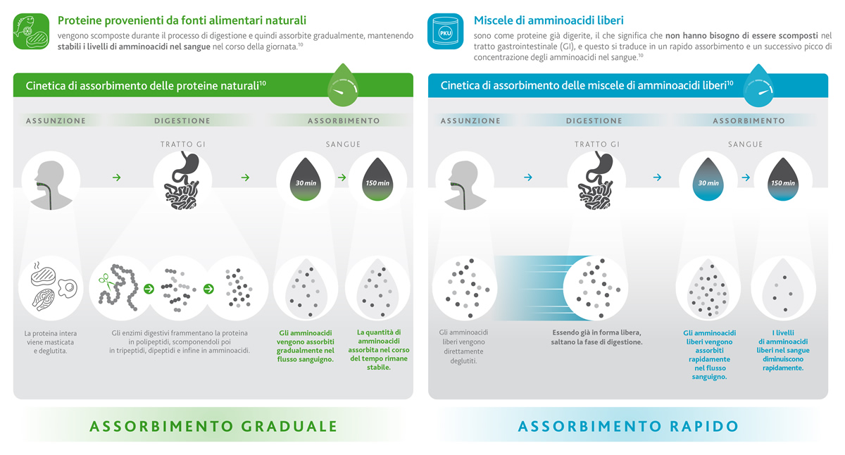 Proteine naturali vs aminoacidi miscele