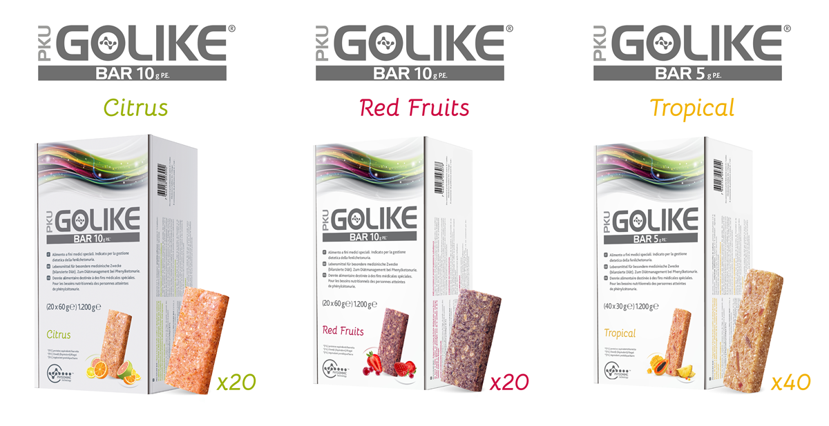 PKU GOLIKE Bar packaging